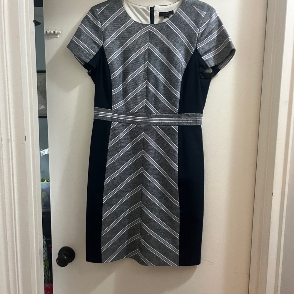 Striped pencil dress
